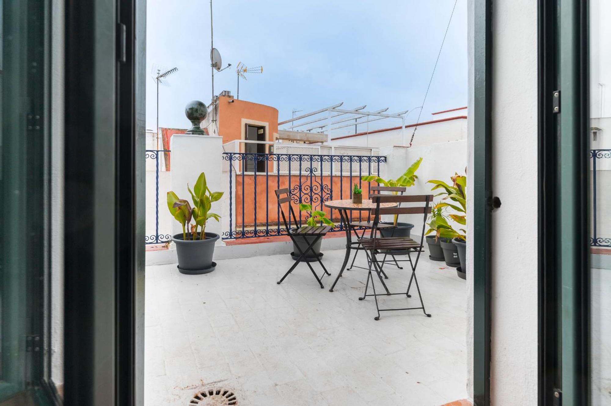 Santa Catalina Moderno Apartman Sevilla Kültér fotó