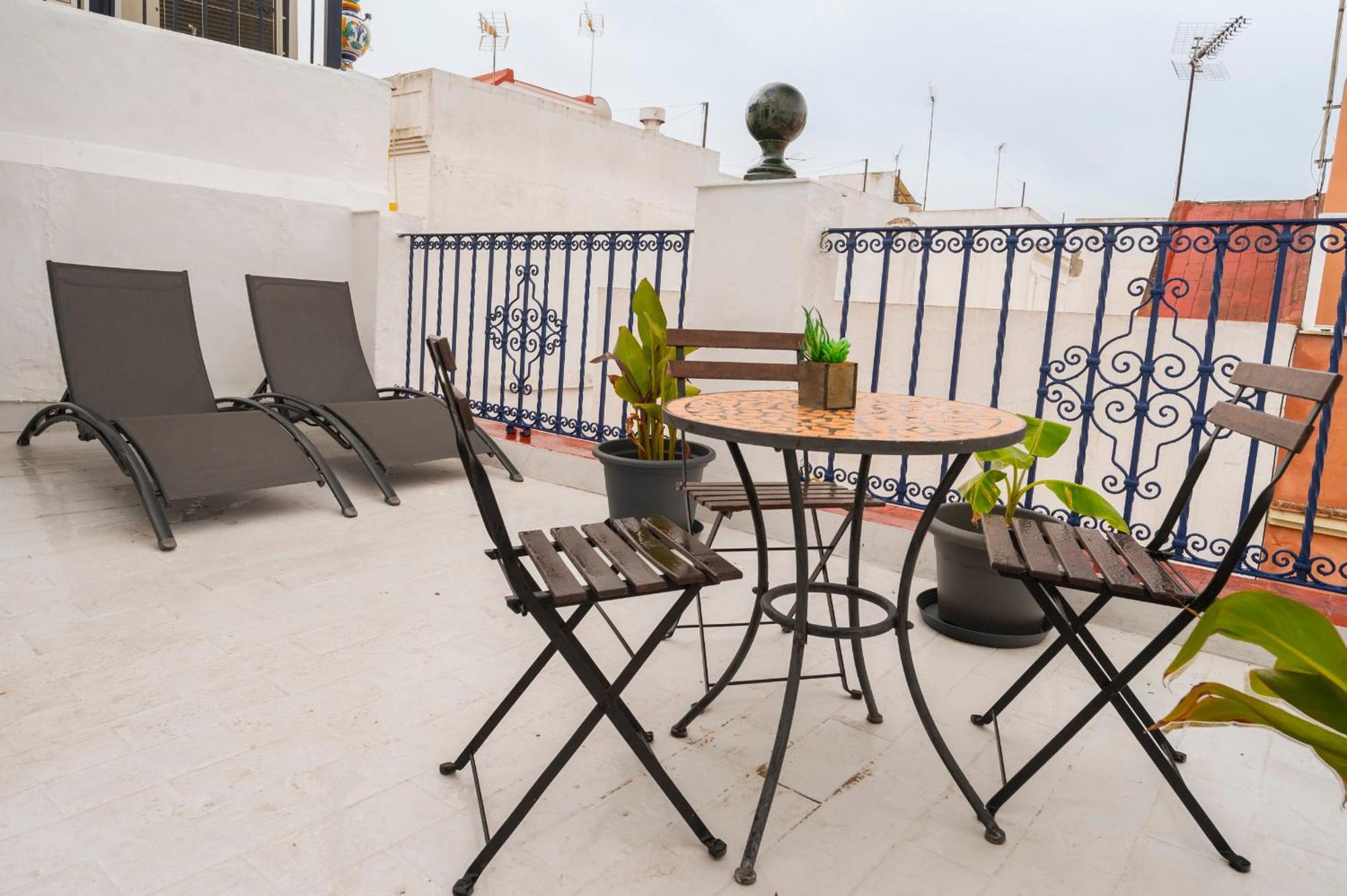 Santa Catalina Moderno Apartman Sevilla Kültér fotó